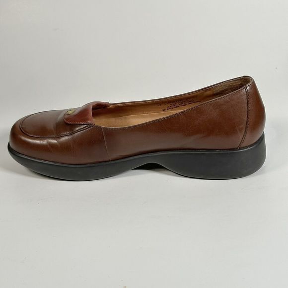 DANSKO Desiree Brown Leather Loafers Womens US Size 6.5-7 EU 37 Made In Brazil - Picture 8 of 16